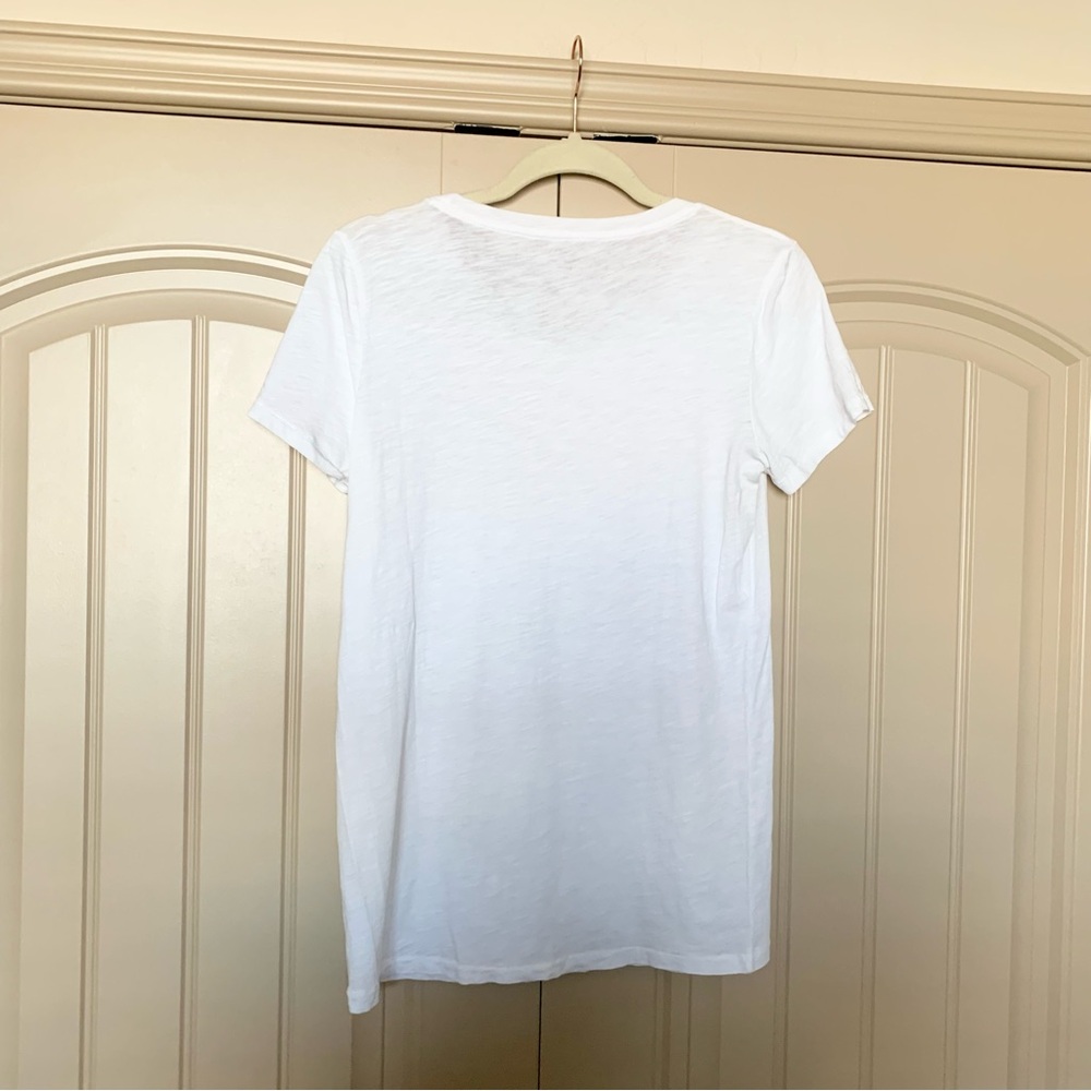 J. Crew Lightweight Classic White T-Shirt - Picture 5 of 7